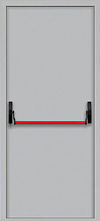 Стальная противопожарная дверь EI-60 антипаника