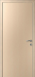 Противопожарная дверь ПВХ EI30, гладкая, цвет беленый дуб