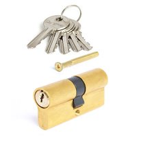 картинка Цилиндр 60 ключ ключ золото для финских дверей магазин Dveris являющийся официальным дистрибьютором в России 