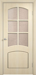 картинка Дверь Кэролл, ПВХ ДО, беленый дуб магазин Dveris являющийся официальным дистрибьютором в России 