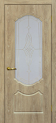 Дверь Мариам Сиена -2 ДО контурный полимер, Дуб песочный