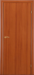картинка Финская дверь, ламинированная с четвертью, гладкая, орех магазин Dveris являющийся официальным дистрибьютором в России 