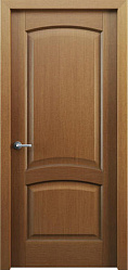 картинка Межкомнатная шпонированная дверь Классик 104 ПГ, Карельский орех магазин Dveris являющийся официальным дистрибьютором в России 