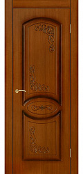 картинка Дверь Шпонированная Азалия ПГ макоре магазин Dveris являющийся официальным дистрибьютором в России 