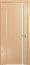 картинка Ульяновские двери, Триумф 1, беленый дуб, белый триплекс магазин Dveris являющийся официальным дистрибьютором в России 