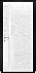 Дверь Титан Мск - Lux-3 A, Медный антик/ Панель шпонированная Арт-1 ясень белая эмаль