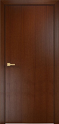 Дверь Офисная, вертикальный шпон, гладкая, красное дерево