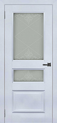 Ульяновские двери, Аликанте 2 ДО, серый шелк Ral 7047