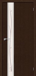 Дверь Финиш Флек Глейс-1 Twig, 3D Wenge ДО
