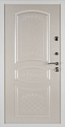 Входная металлическая дверь Дрезден, Дуб филадельфия шоколад К-1 / Квазар перламутр