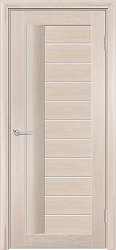 картинка Межкомнатная дверь VS-38 ДО белое матовое, пвх, лиственница кремовая магазин Dveris являющийся официальным дистрибьютором в России 
