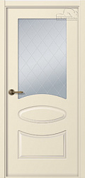 картинка Белорусские двери Элина, мателюкс 39, эмаль, слоновая кость магазин Dveris являющийся официальным дистрибьютором в России 