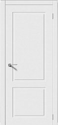картинка Межкомнатная дверь Нью-Йорк ДГ, эмаль белая магазин Dveris являющийся официальным дистрибьютором в России 