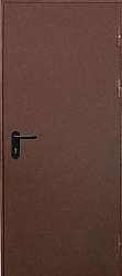 Противопожарная входная металлическая дверь 870х2070 мм, EI-60 RAL 8017