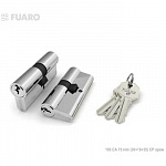 Цилиндровый механизм Fuaro 100 CA 90 mm (40 10 40) CP хром 3 кл.