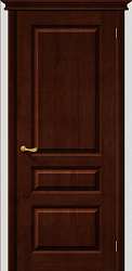 картинка Белорусские двери M 5 ПГ, темный лак, массив сосны магазин Dveris являющийся официальным дистрибьютором в России 