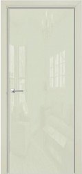 Дверь Оникс Арт, Lacobel RAL 1013 по зеркалу, без рисунка