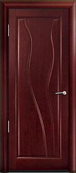 картинка Ульяновская дверь Ирэн, красное дерево, глухая магазин Dveris являющийся официальным дистрибьютором в России 