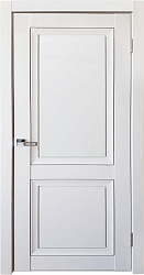 Новосибирские двери Decanto ПДГ 1 с черной вставкой, Barhat White