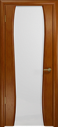 картинка Ульяновские двери, Портелло 2, темный анегри, белый триплекс магазин Dveris являющийся официальным дистрибьютором в России 