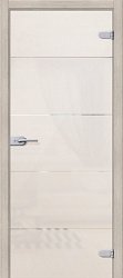 картинка Стеклянная межкомнатная дверь Диана, Стекло белое сатинато магазин Dveris являющийся официальным дистрибьютором в России 