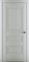 Межкомнатная дверь Ампир В2 ДГ, Экошпон, матовый серый