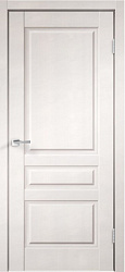 картинка Дверь межкомнатная, Вилла 3Р ДГ, Экошпон, белый эмалит магазин Dveris являющийся официальным дистрибьютором в России 