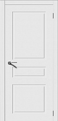 картинка Ульяновские двери U 003 Трио-Н ПГ, эмаль белая магазин Dveris являющийся официальным дистрибьютором в России 