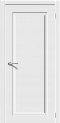 Дверь межкомнатная классическая, Квадро-6, глухая, эмаль белая