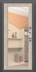 Металлическая дверь Groff T2-220, Антик Серебро, Cappuccino Veralinga