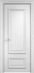 картинка Межкомнатная дверь Нормандия ДГ, эмаль белая магазин Dveris являющийся официальным дистрибьютором в России 