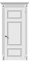 Межкомнатная дверь Трио ДГ, эмаль белая