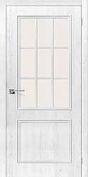 картинка Дверь Финиш Флек Симпл-13, ПО сатинато белое Magic Fog, 3D Shabby Chic магазин Dveris являющийся официальным дистрибьютором в России 
