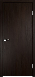 картинка Дверь офисная, Smart ПГ, экошпон с четвертью, венге магазин Dveris являющийся официальным дистрибьютором в России 