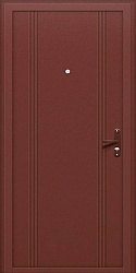 картинка Титан Металлическая дверь Out 101 Металл с декором / Металл с декором магазин Dveris являющийся официальным дистрибьютором в России 