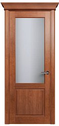 Новгородская дверь, модель 521 ПО Сатинато белое, анегри