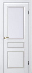 картинка Межкомнатная дверь Джулия -1 ДГ, массив сосны, эмаль белый жемчуг магазин Dveris являющийся официальным дистрибьютором в России 