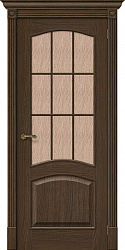 Белорусские двери Вуд Классик-33 ПО Bronze Gloria, Golden Oak