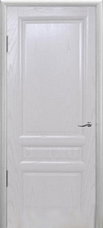 Ульяновские двери, Малахит 2, глухая, белый ясень