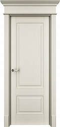 Дверь межкомнатная, Оксфорд-2 ДГ, Белая эмаль
