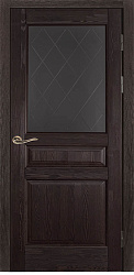 картинка Дверь Ока, Валенсия, ДО, венге, массив ольхи магазин Dveris являющийся официальным дистрибьютором в России 