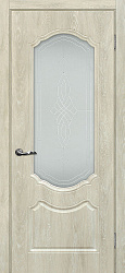 картинка Дверь Мариам Сиена -2 ДО контурный полимер, Дуб седой магазин Dveris являющийся официальным дистрибьютором в России 