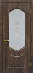 Дверь Мариам Сиена -2 ДО контурный полимер, Дуб корица
