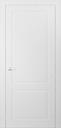 картинка Дверь межкомнатная, Классика-2 ДГ, Белая эмаль магазин Dveris являющийся официальным дистрибьютором в России 