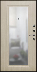 Дверь Титан Мск, SD-Prof-10 Троя с зеркалом - Венге / Дуб светлый