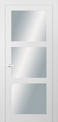 Дверь межкомнатная, Классика-33 ДО, Белая эмаль