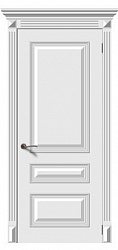 Дверь межкомнатная классическая, Багет 3 ПГ, Эмаль белая