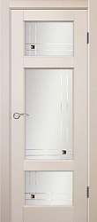 картинка Межкомнатная дверь Сиена ДО Полоса, массив сосны, эмаль пастель магазин Dveris являющийся официальным дистрибьютором в России 