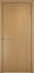 картинка Дверь шпонированная Блок Гост, гладкая, дуб натуральный магазин Dveris являющийся официальным дистрибьютором в России 