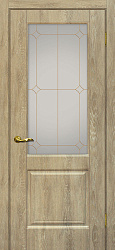 картинка Дверь Мариам Версаль-1 ДО контурный полимер, Дуб песочный магазин Dveris являющийся официальным дистрибьютором в России 